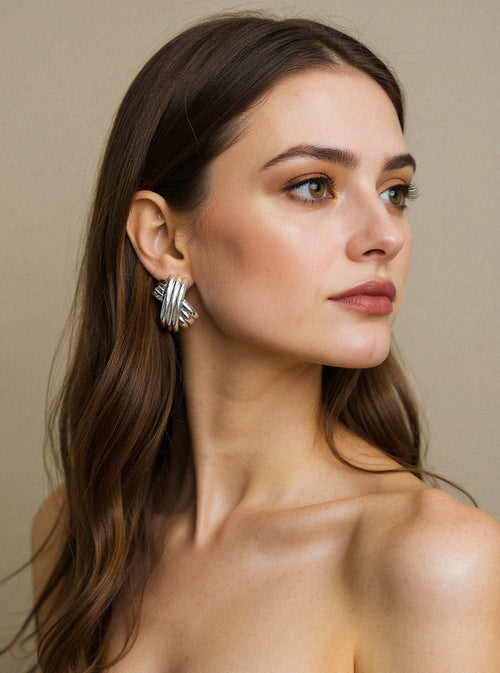 AXIA EARRINGS SILVER