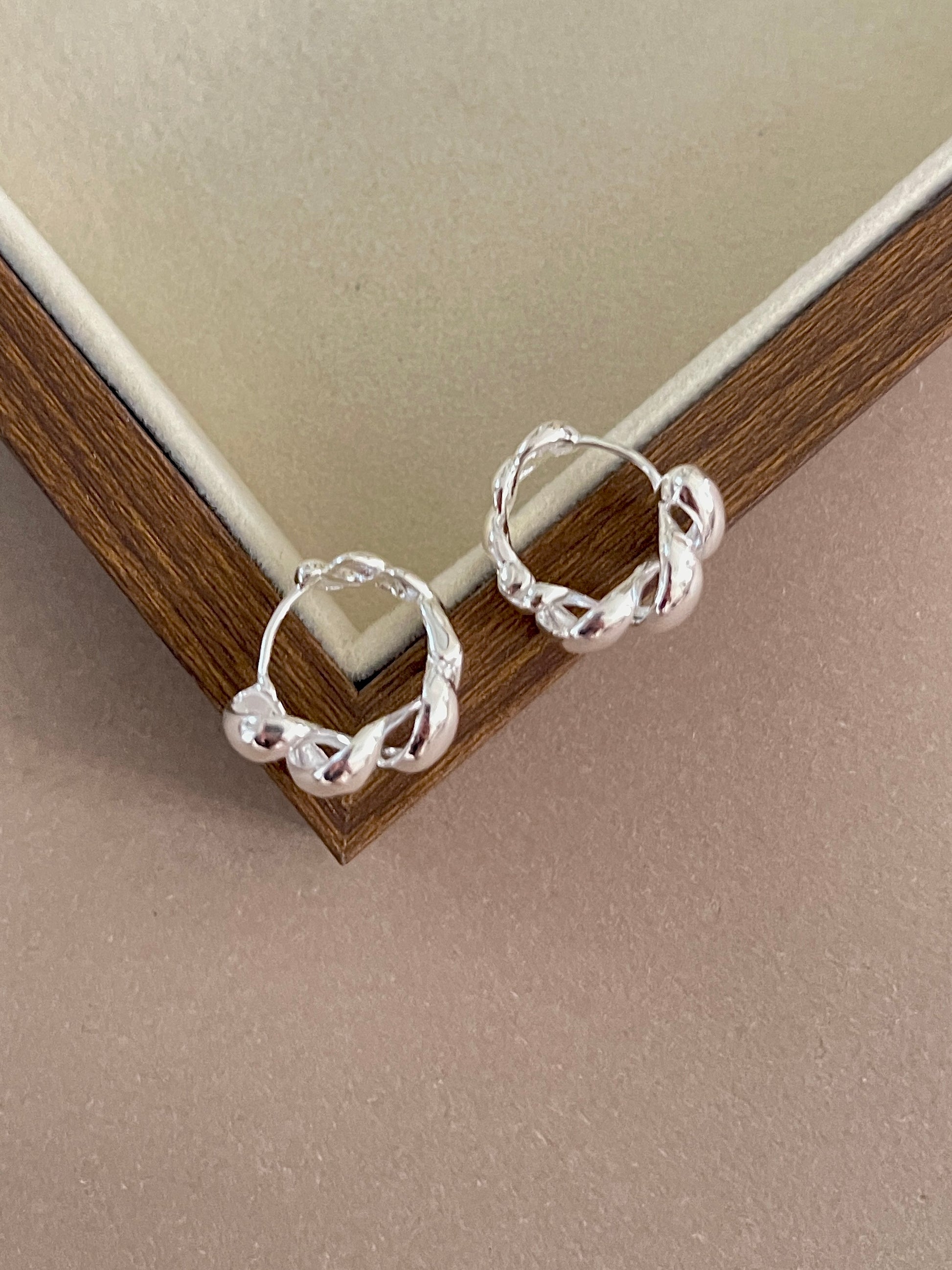 LUMA MINI HOOPS SILVER