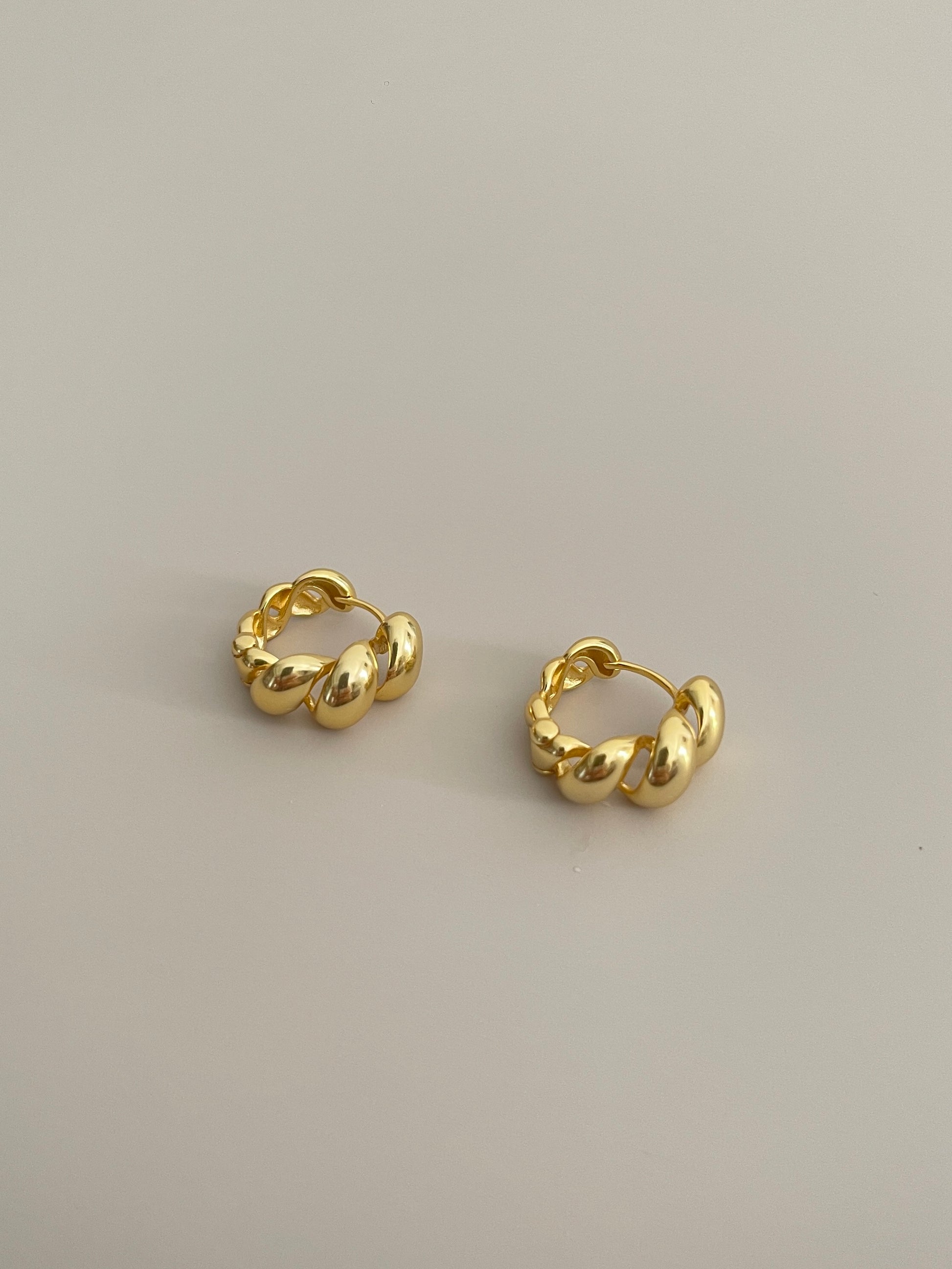 LUMA MINI HOOPS GOLD