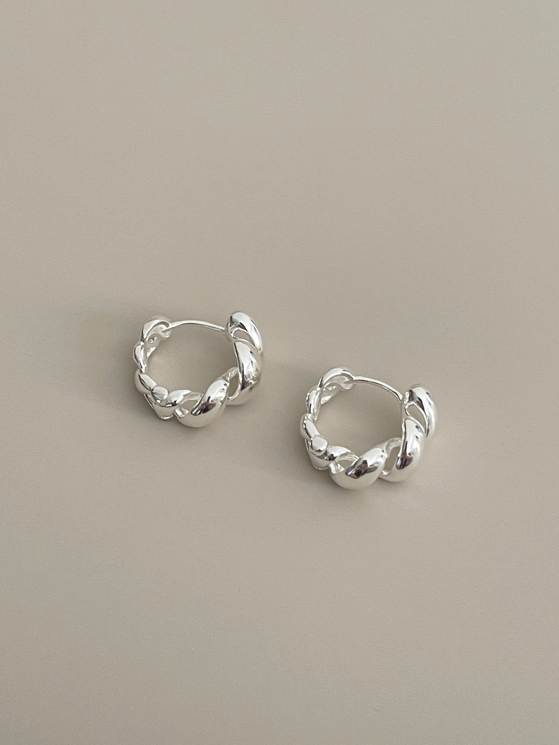LUMA MINI HOOPS SILVER