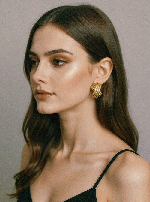 AXIA EARRINGS GOLD