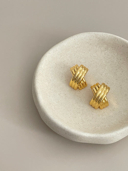 AXIA EARRINGS GOLD