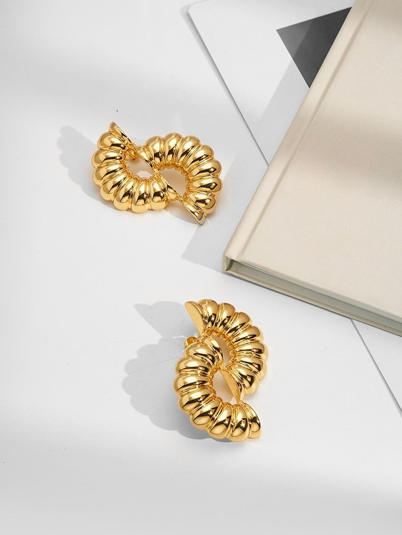 SOLENNE EARRINGS GOLD
